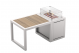 Flex Single Fire Table - White