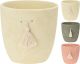 Flower Pot 17X15cm with Tassel