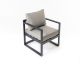 P 0320 LC Havana Lounge Chair Charcoal