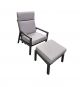 Denver Lounge Chair with Footstool