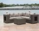 Palm Beach 4pc Sectional(1 Left and 1 Right Arm Sofa + 1 Corner + Coffee Table)