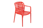 Lucy Arm Chair-Red