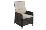 Fresco Reclining Dining Arm Chair Brown