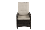 Fresco Reclining Dining Arm Chair Brown - Image 2