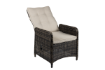 Fresco Reclining Dining Arm Chair Brown - Image 3