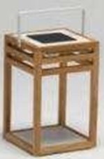 Garden Teak Floor Lamp