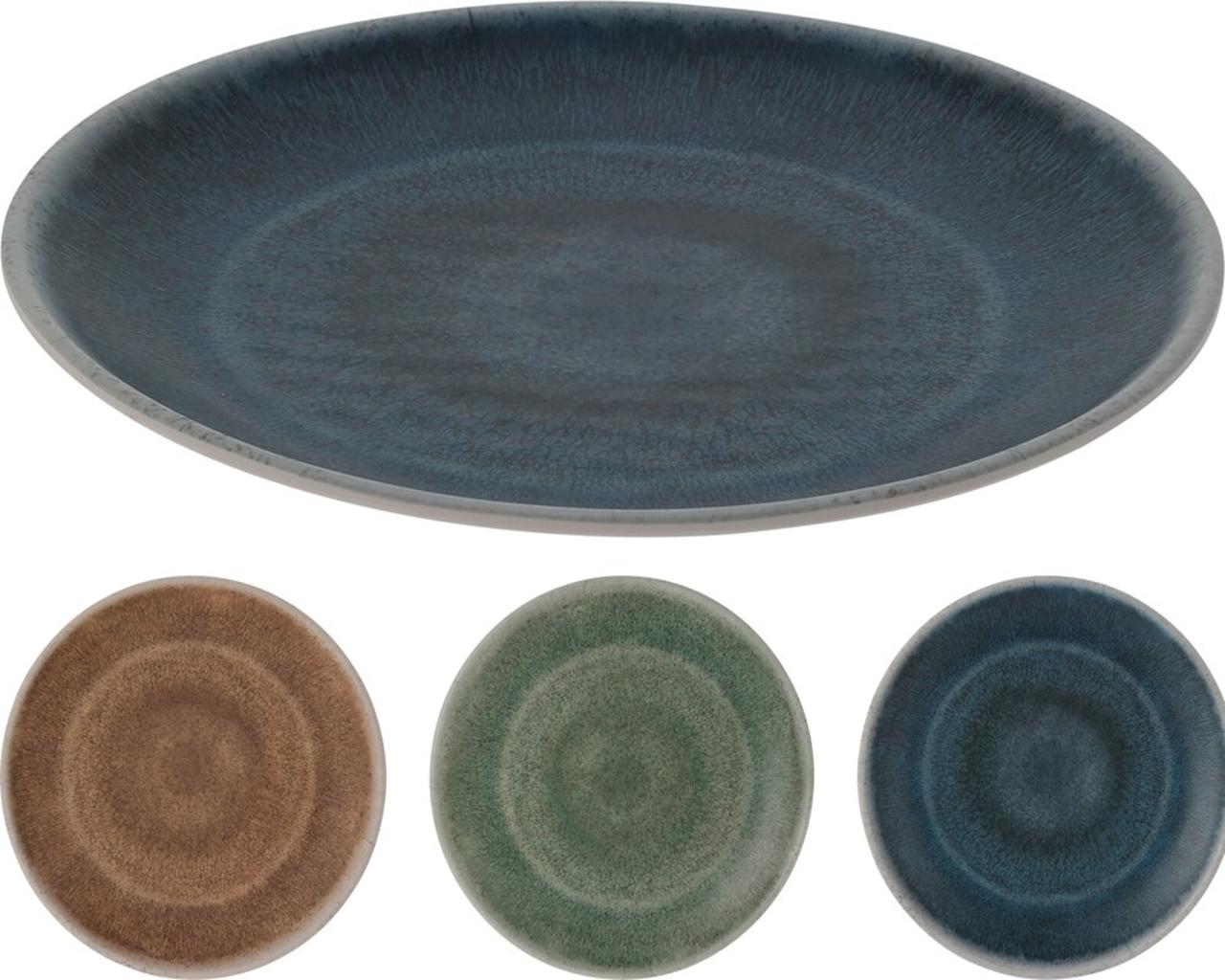 Plate Melamine 23cm - 3 Assorted REACT