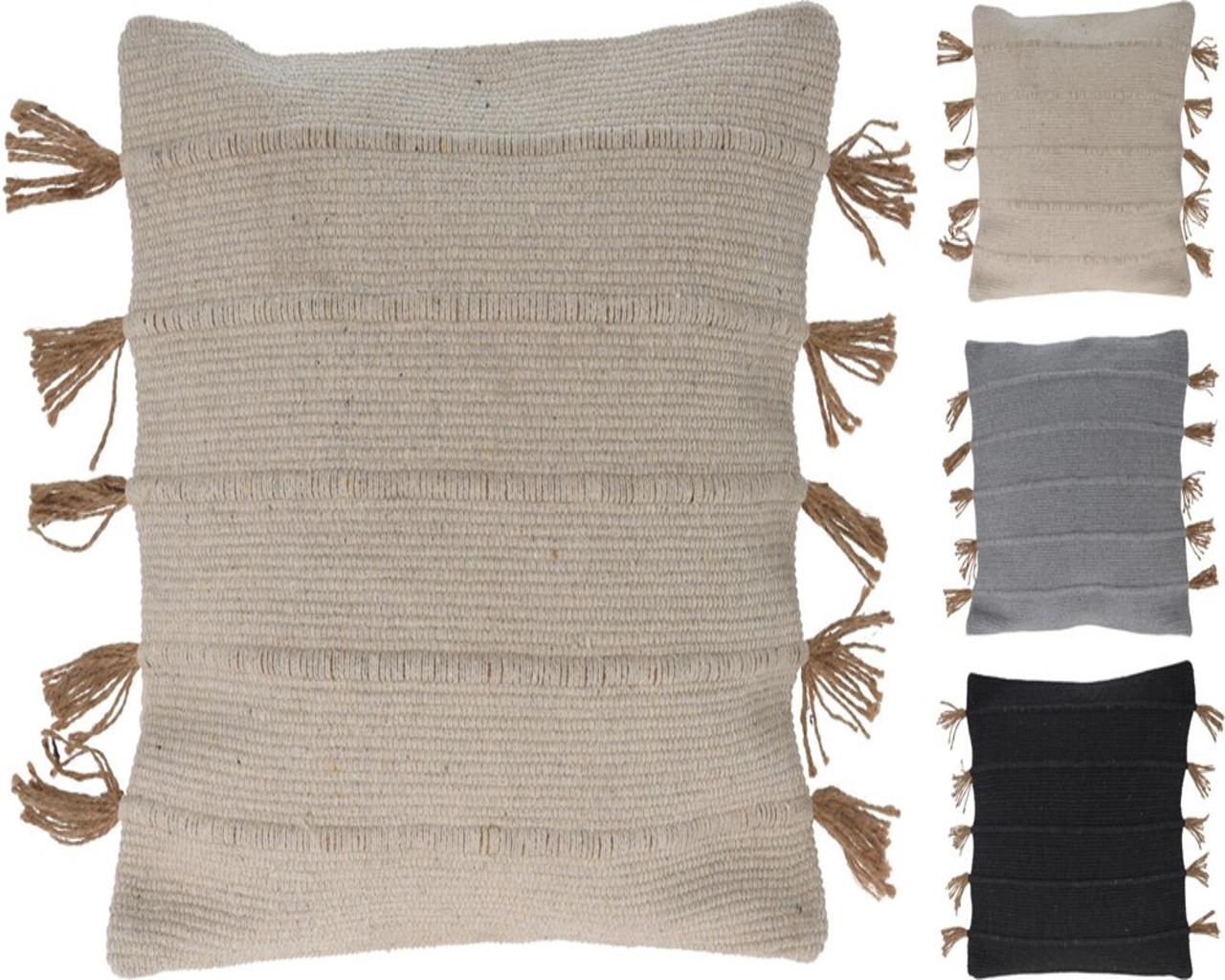 Cushion Cotton Jute 45X45cm