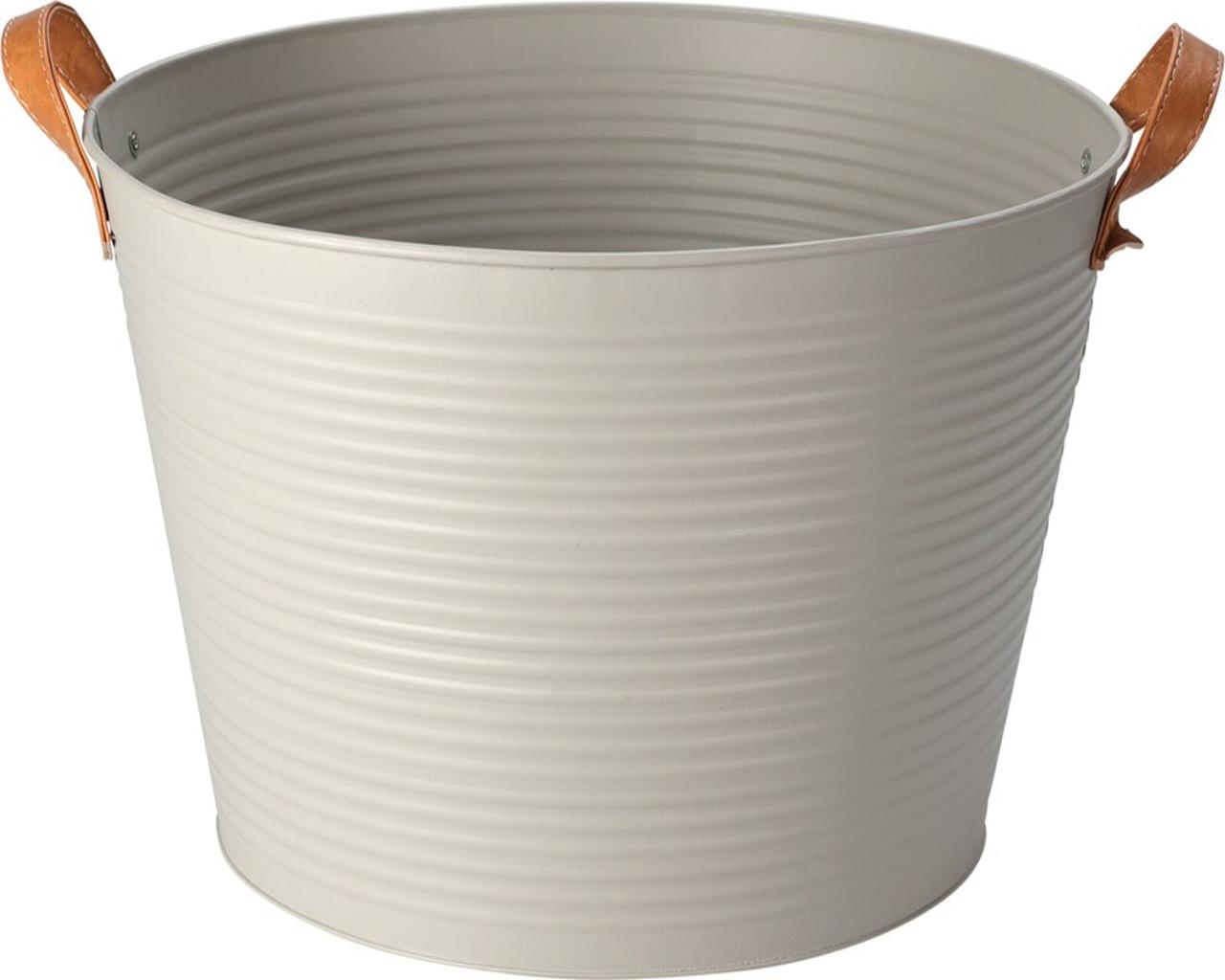 Bucket Metal WIHT Handles