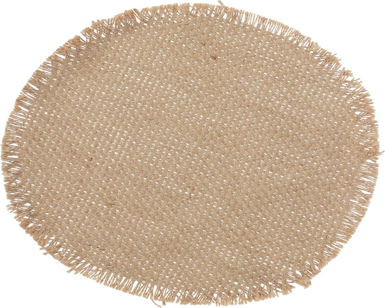 Placemat Jute Dia 38cm 2Assorted DE
