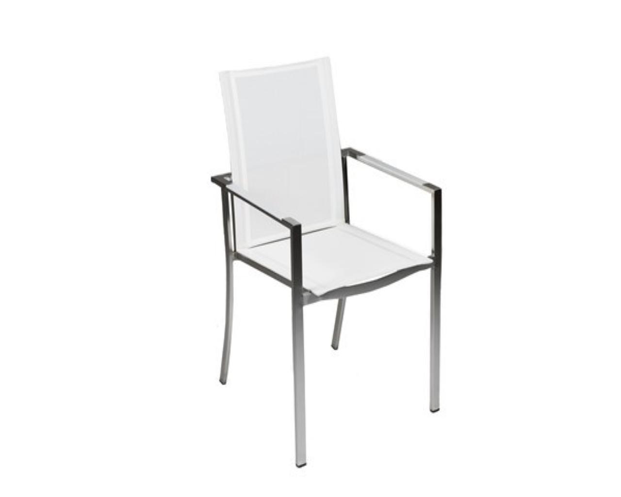 Bora Arm Chair with Plastic Inlay in Arms