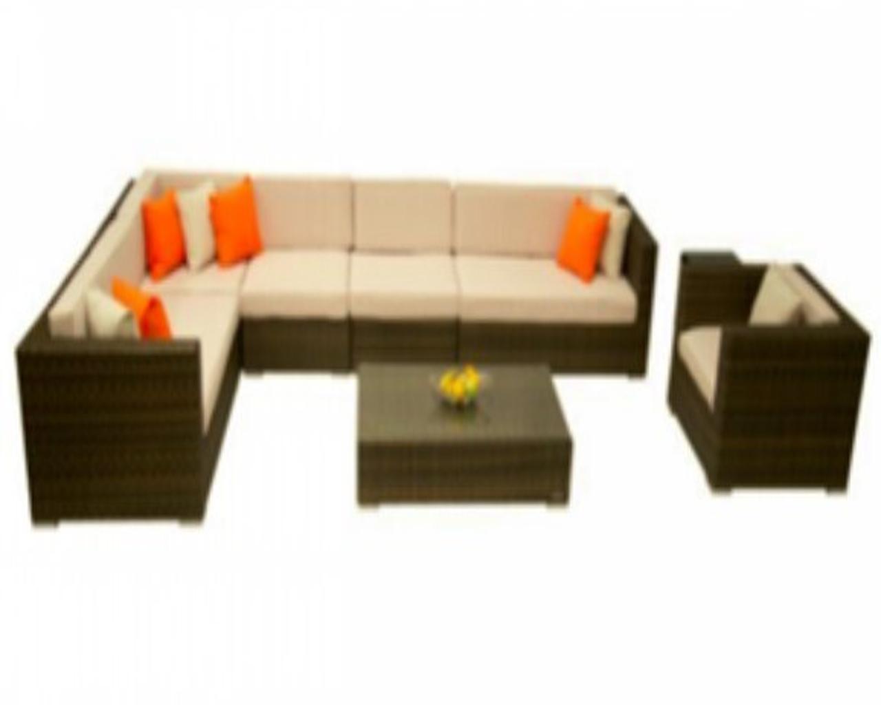 Renzo Armless 3 Seater Sofa - Grey