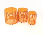 Camellia Stools, 3 Pcs Set