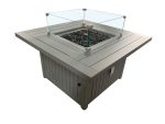Square Fire Table - Grey