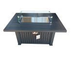 MH Rectangular Fire Table - Black
