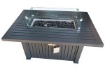 MH Rectangular Fire Table - Black - Image 2