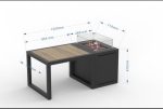Flex Single Fire Table - Charcoal - Image 2