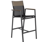 Beirut Bar Arm Chair - Grey