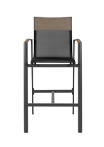 Beirut Bar Arm Chair - Grey - Image 2