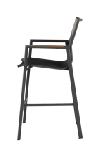Beirut Bar Arm Chair - Grey - Image 3