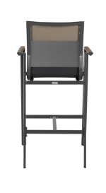 Beirut Bar Arm Chair - Grey - Image 5