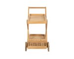 Serving Trolley, Grade A Quality Teak - Image 2