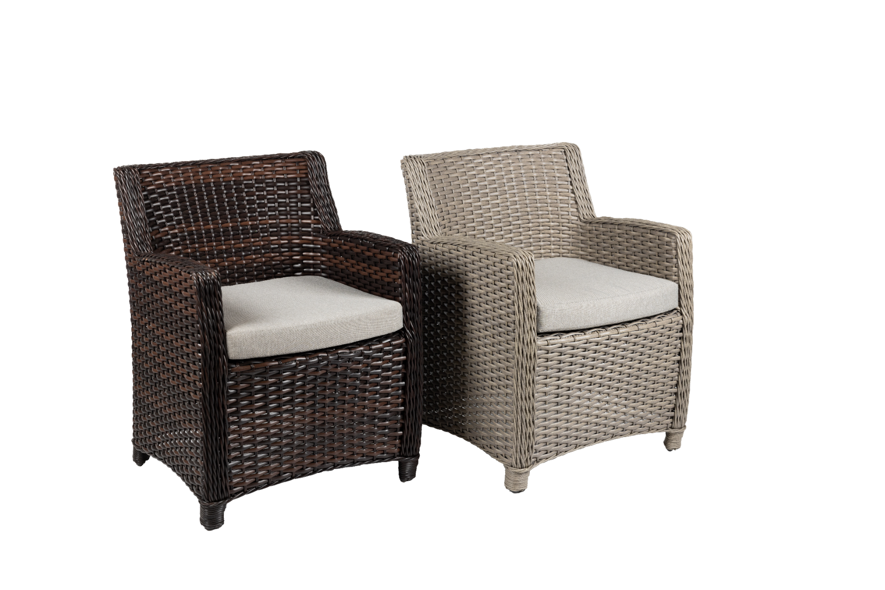 Baltimore Dining Arm Chair - Brown - Image 3