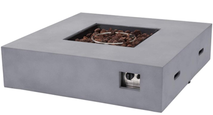 Concrete Square Fire Table