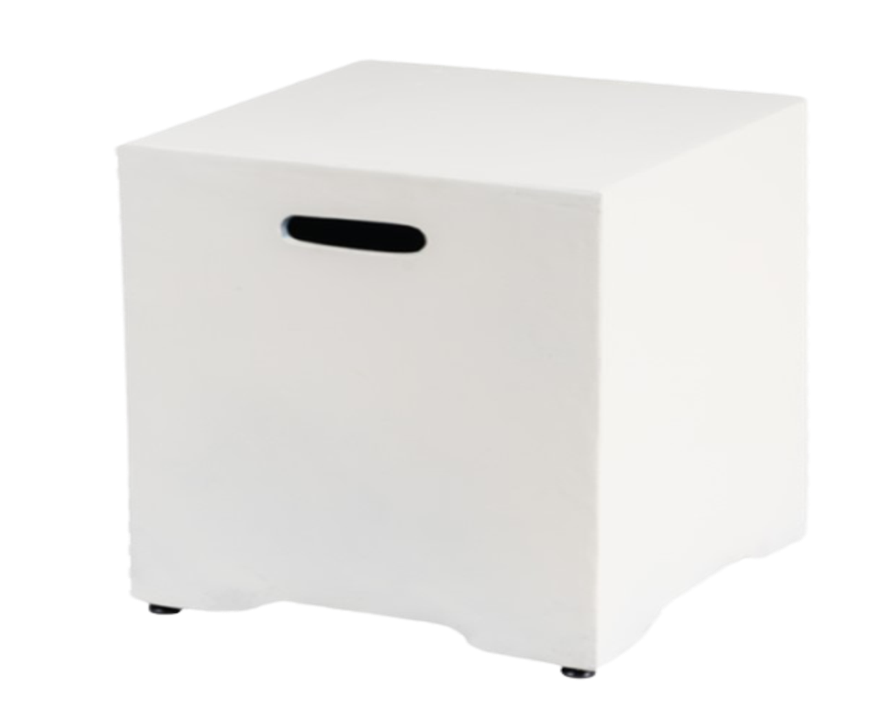 Moon Square Side Table for Propane Tank Cover