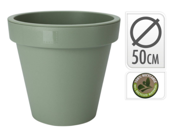 Flowerpot EK Round 50cm GREEN