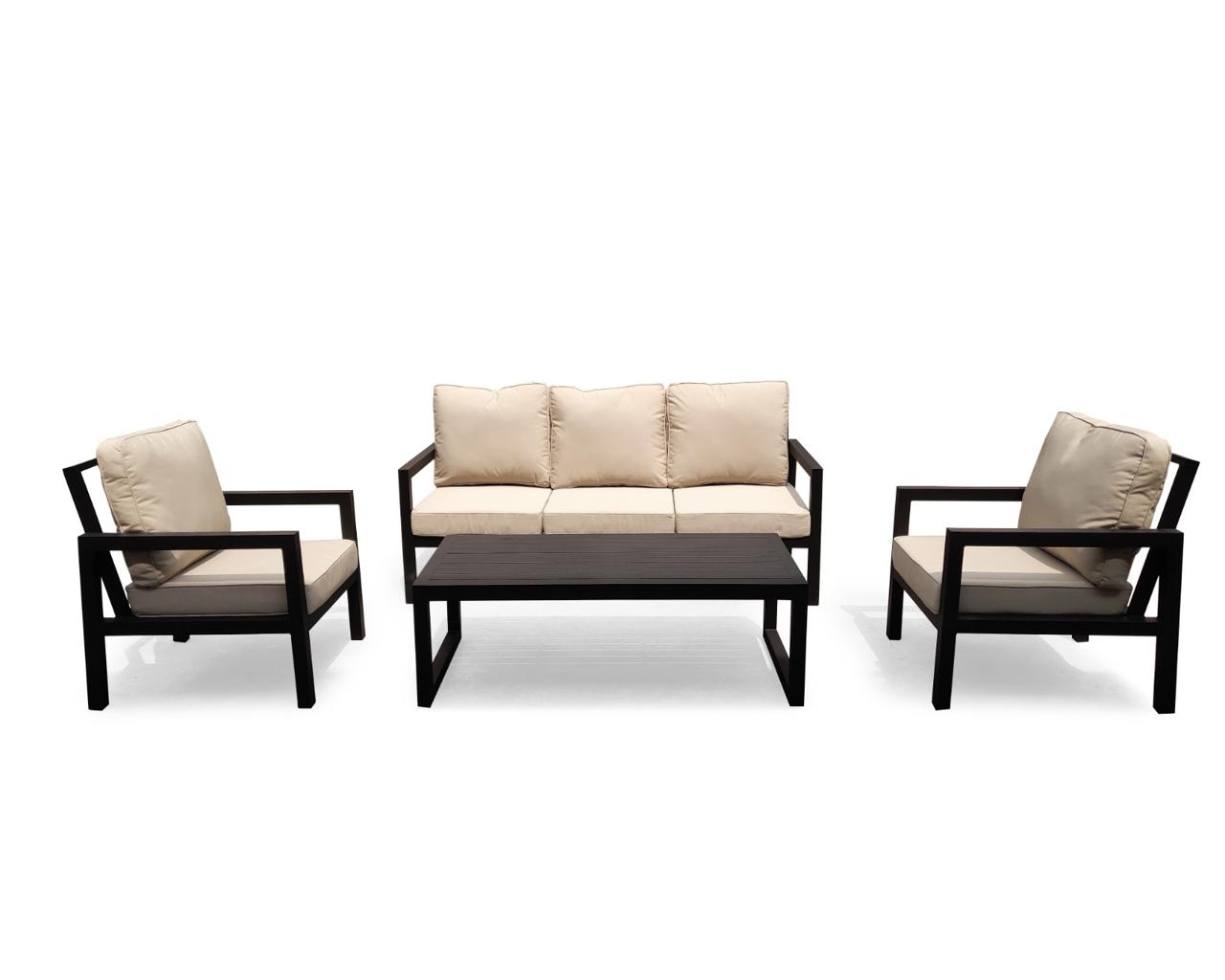 Rockwell 4 Piece Lounge Set