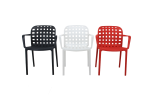 Lucy Arm Chair-Grey - Image 2