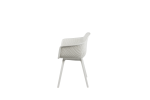Grace Arm Chair, White 02 - Image 4