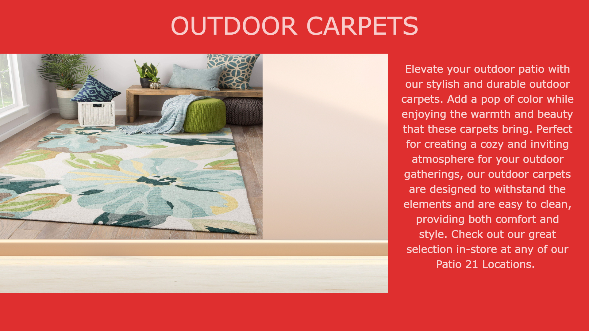 Carpets with Verbaige