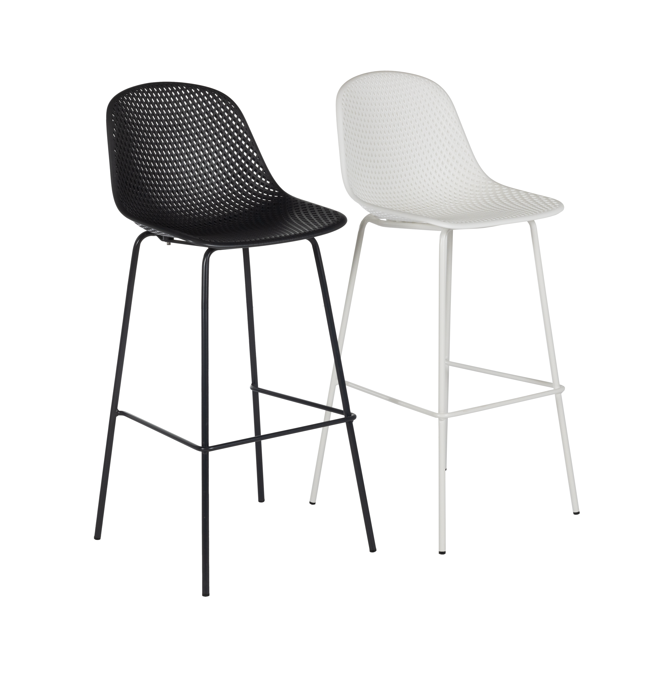 Grace Bar Stool Group   Grey White 2   Small