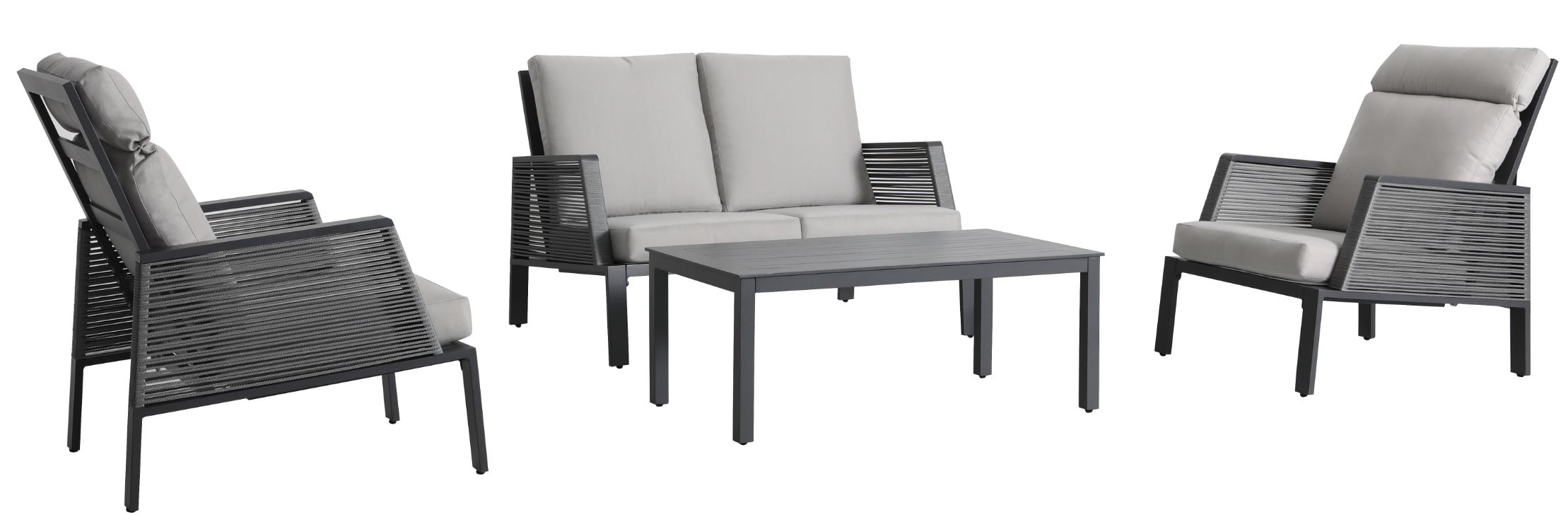 Nelson 4 Piece Love Seat Set   Small