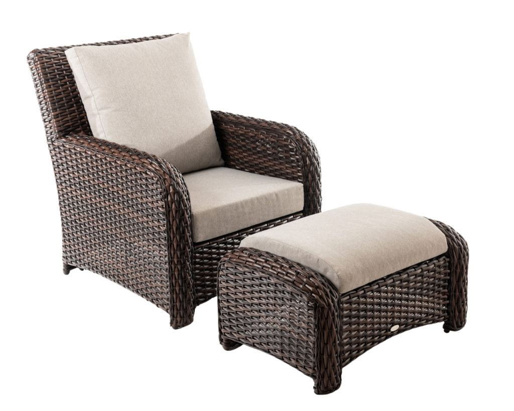 Ottoman with Lounge Chair